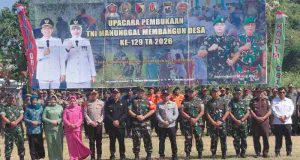 TMMD 129 Bojonegoro Perkuat Pembangunan Infrastruktur Perdesaan