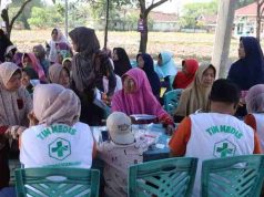 TMMD 129 di Kesongo, Dinkes Bojonegoro Adakan Layanan Pengobatan Gratis
