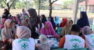 TMMD 129 di Kesongo, Dinkes Bojonegoro Adakan Layanan Pengobatan Gratis