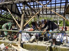 Berkat TMMD 129 Bojonegoro, Rumah Bapak Ladi Dibagun Melalui Program Aladin