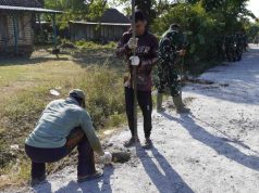 TMMD 129 Bojonegoro, Keringat Bersama di Balik Kokohnya Jalan Cor Beton Kedungpandan