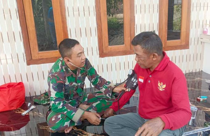 TMMD 129 Bojonegoro: Hadirkan Senyum Sehat Warga Lewat Layanan Kesehatan Gratis