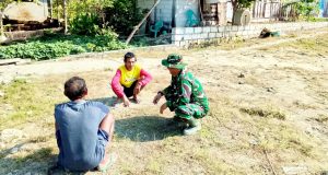 TNI Kedungadem Menyapa Warga, Sosialisasikan Program TMMD 129 Bojonegoro