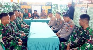 Pacu Target Pembangunan, Satgas TMMD 129 Bojonegoro dan Pemdes Kesongo Kumpul Strategi