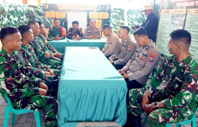 Pacu Target Pembangunan, Satgas TMMD 129 Bojonegoro dan Pemdes Kesongo Kumpul Strategi