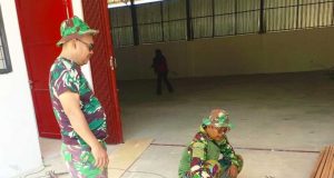 Satgas TMMD 129 Bojonegoro Pastikan Musholla Rest Area Kesongo Berdiri Kokoh
