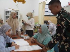 Sinergi TNI – Nakes: TMMD 129 Bojonegoro Hadirkan Layanan KB Kesehatan Gratis