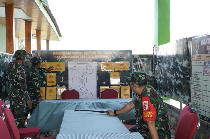 Danstgas TMMD 129 Bojonegoro Pastikan Data Progres Presisi