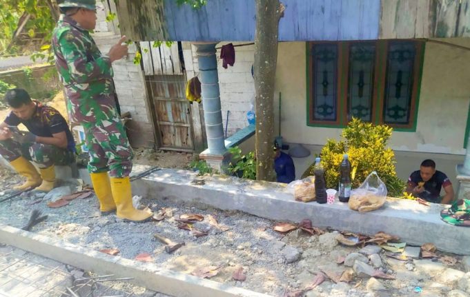 Logistik Cinta – Ketulusan Hati Warga, Tercipta di TMMD 129 Bojonegoro