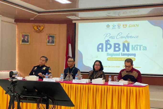 Kinerja APBN Provinsi Lampung Semester I Menunjukkan Tren Positif