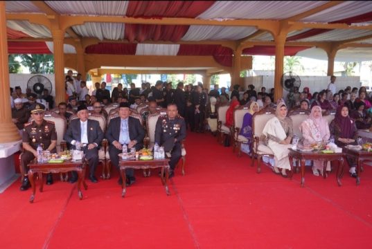 BUPATI ASAHAN HADIRI UPACARA HUT BHAYANGKARA KE-80