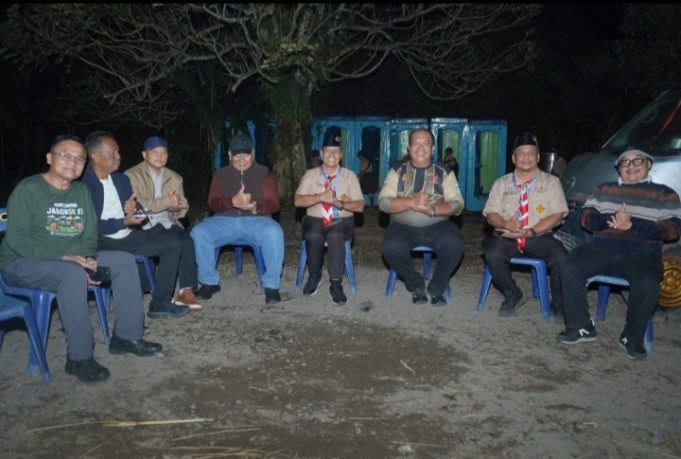 Bupati Asahan Hadiri Upacara Api Unggun Jamdasu XI Gerakan Pramuka Sumut