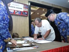 Bupati Asahan Resmi Buka Rapat Kerja Kabupaten KORPRI Asahan Tahun 2026
