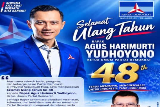 HUT ke-48 AHY, Aneng: Demokrat Semakin Kuat, Rakyat Semakin Dekat