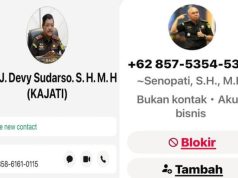 Nama Kajati Kepri dan Kasi Penkum Dicatut untuk Penipuan WhatsApp, Masyarakat Diminta Waspada