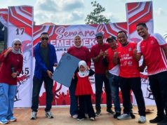 DPC Demokrat Tanjungpinang Gelar Lomba Rakyat Bersama Masyarakat Griya Kota Pinang