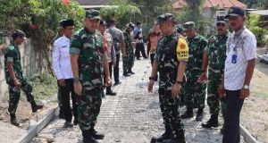 Ditinjau Tim Wasev Ster TNI, Pelaksanaan TMMD 129 di Kesongo Bojonegoro Panen Pujian