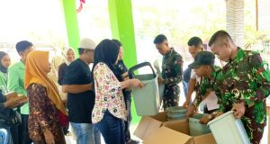 Satgas TMMD 129 Bojonegoro Bangun Kesadaran – Karakter Peduli Lingkungan