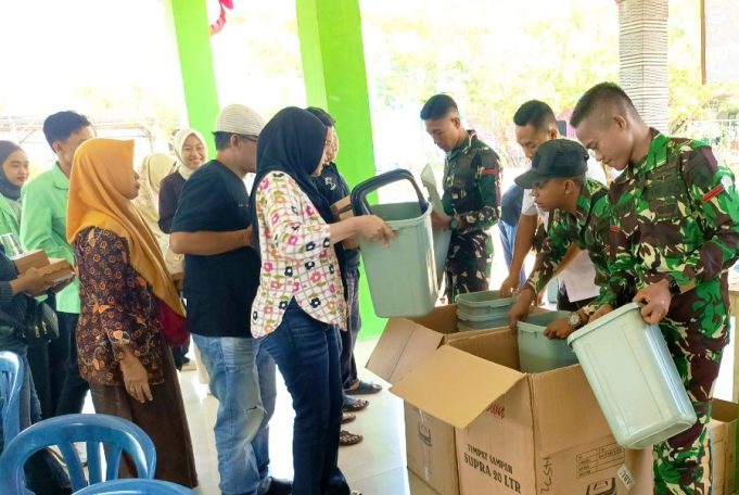 Satgas TMMD 129 Bojonegoro Bangun Kesadaran – Karakter Peduli Lingkungan