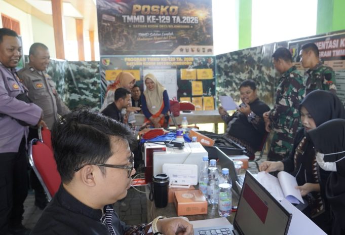 Lewat Panah Srikandi – IKD: TMMD 129 Bojonegoro Dorong Digitalisasi Adminduk