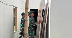 Memasuki Fase Final, Renovasi Rutilahu TMMD 129 Bojonegoro di Rumah Pak Koko Dikebut
