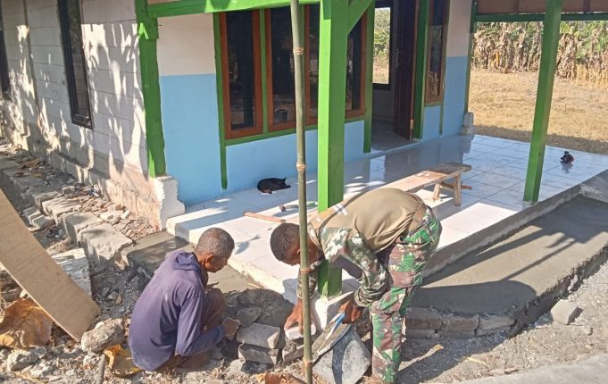 Jelang Purnatugas TMMD 129 Bojonegoro, Rumah Mbah Kasiman Disulap Menjadi Hunian Layak – Nyaman