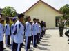 Kala Satgas TMMD 129 Bojonegoro Latih Karakter Siswa SMPN Satu Atap Kesongo