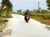 Jalan Cor Beton TMMD 129 Bojonegoro di Kedungpandan Tuntas 100%