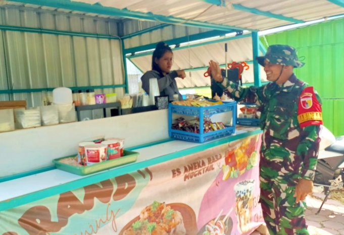 Rest Area Kesongo Makin Aesthetic, TMMD 129 Bojonegoro Sulap Lapak UMKM Pakai Booth Container Modern