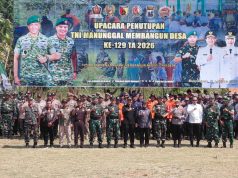 TMMD 129 Bojonegoro Resmi Ditutup, Wariskan Fasilitas Air Bersih – Jalan Beton hingga Rutilahu