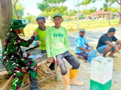 Jaga Warisan TMMD 129 Bojonegoro! Babinsa Kesongo Ajak Warga Rawat Hasil Pembangunan