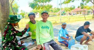 Jaga Warisan TMMD 129 Bojonegoro! Babinsa Kesongo Ajak Warga Rawat Hasil Pembangunan