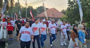 PTPN IV Regional VII Meriahkan HUT RI dengan Jalan Sehat dan Peduli UMKM