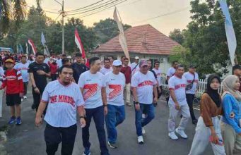 PTPN IV Regional VII Meriahkan HUT RI dengan Jalan Sehat dan Peduli UMKM