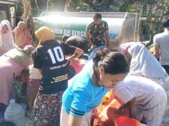 Peduli, Kodim 0813 Bojonegoro Pasok 8000 Liter Air Bersih ke Warga Desa Tlogohaji