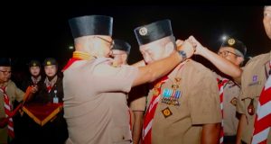 Bupati Asahan Terima Lencana Melati Pramuka, Bukti Komitmen Bangun Karakter Generasi Muda