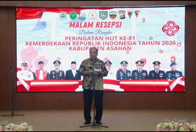Malam Resepsi HUT ke-81 RI, Bupati Asahan Ajak Generasi Muda Lanjutkan Perjuangan Pahlawan