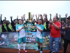 Penutupan Turnamen Sepak Bola Kemerdekaan ke-81, FC Polres Asahan Raih Juara Piala Dandim 0208/Asahan