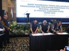 Bupati Asahan Ikuti Rapat Koordinasi Pencegahan dan Penurunan Stunting Regional Sumatera
