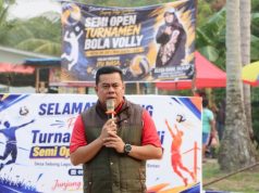 Sekda Bintan Buka Turnamen Voli Antar RW Cup V, Diikuti 27 Tim
