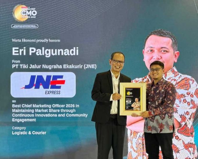 Eri Palgunadi Raih Penghargaan Best Chief Marketing Officer (CMO) Award 2026
