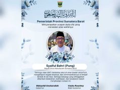 Gubernur Mahyeldi Sampaikan Duka Mendalam atas Wafatnya Kadis Kebudayaan Sumbar