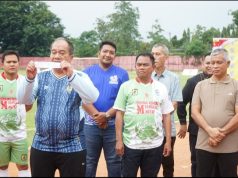 Bupati Asahan Buka Turnamen Sepak Bola Usia 35+ Piala Ketua DPRD, Dirangkai Laga Ekshibisi Silaturahmi