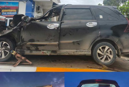 Avanza Ringsek di Tol Tebing Tinggi-Medan, Seorang PNS Mandailing Natal Tewas di Tempat