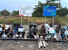 Peresmian Demplot Mangrove di Muara Gading Mas Lamtim