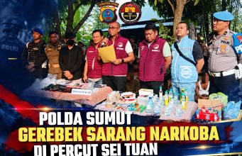 Penggrebekan Sarang Narkoba di Percut Sei Tuan, 27 Orang Positif – 2 Diduga Pengedar