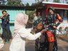 Selendang Batik Khas Batang, Tradisi Hangat Sambut Tamu Kehormatan di Pembukaan TMMD