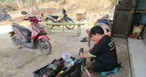 TMMD Reguler ke-130 Kodim 0736/Batang Dongkrak Aktivitas Usaha, Bengkel Pak Tono Kian Ramai