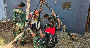Dukung Program Manunggal Air Bersih, Satgas TMMD Reguler ke-130 Mulai Menyasar Kerjakan Sumur Bor