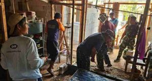 Satgas TMMD Reguler ke-130 Kodim 0736/Batang Lanjutkan Pembangunan RTLH Milik Bapak Rahmat